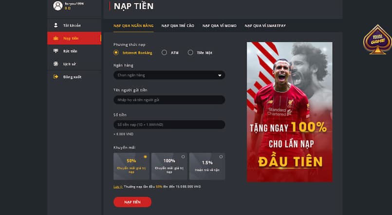 Hệ thống thanh toán và bảo mật của trang web 123B Games - 123B